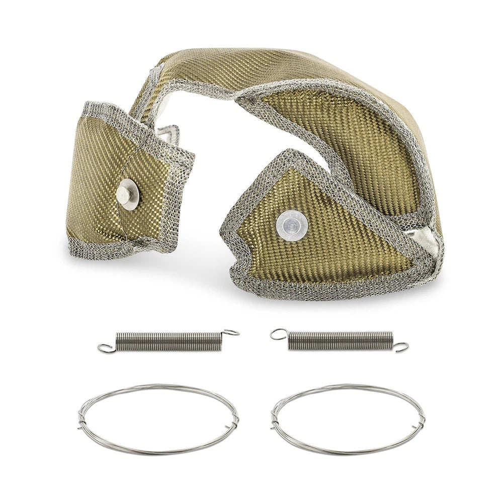 Mishimoto Titanium Turbo Blanket | 2020-2026 Toyota GR Supra 3.0L (MMTB-SUP-20)