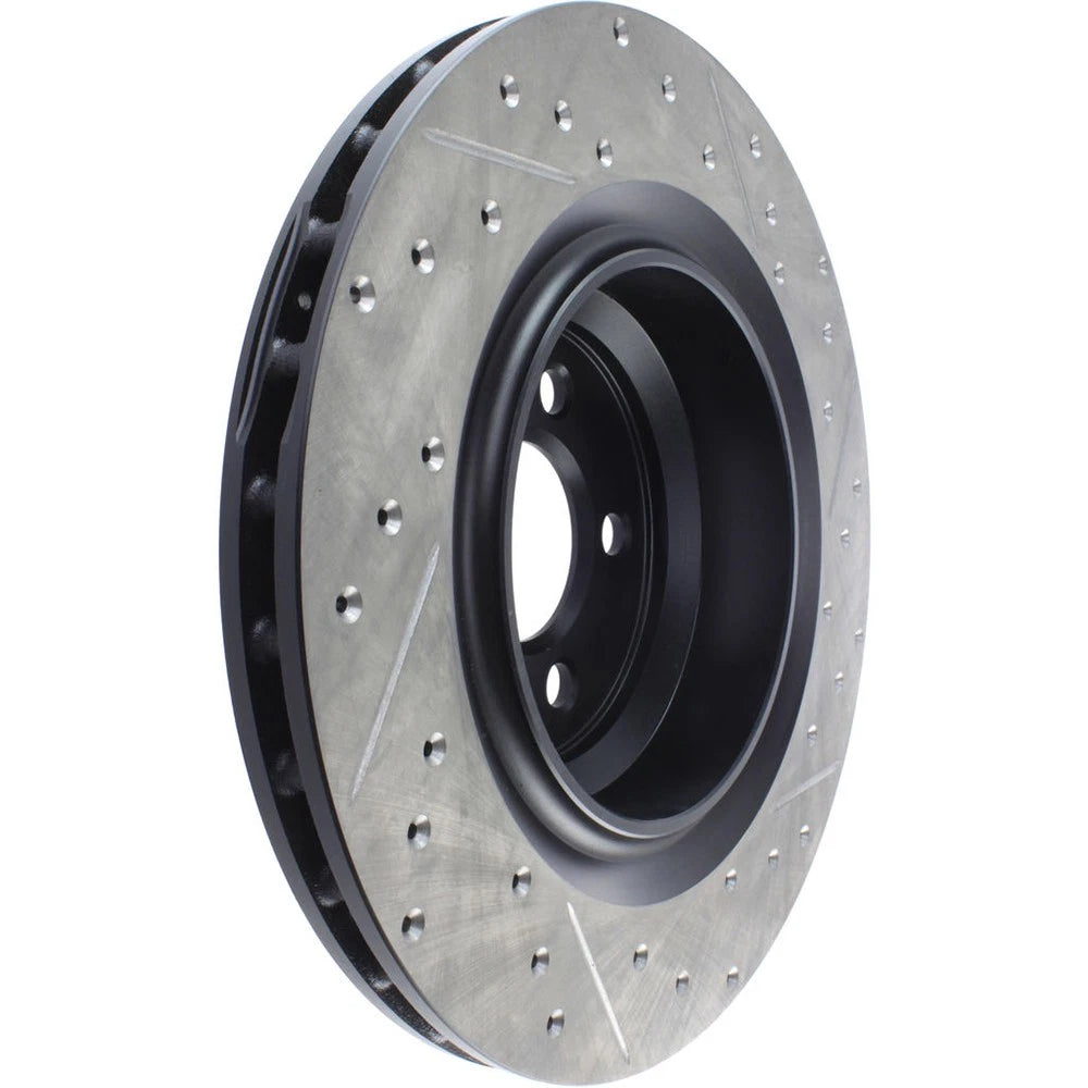 StopTech 127.63064R Rear Right Drilled Disc Brake Rotor for 2008-2019 Challenger