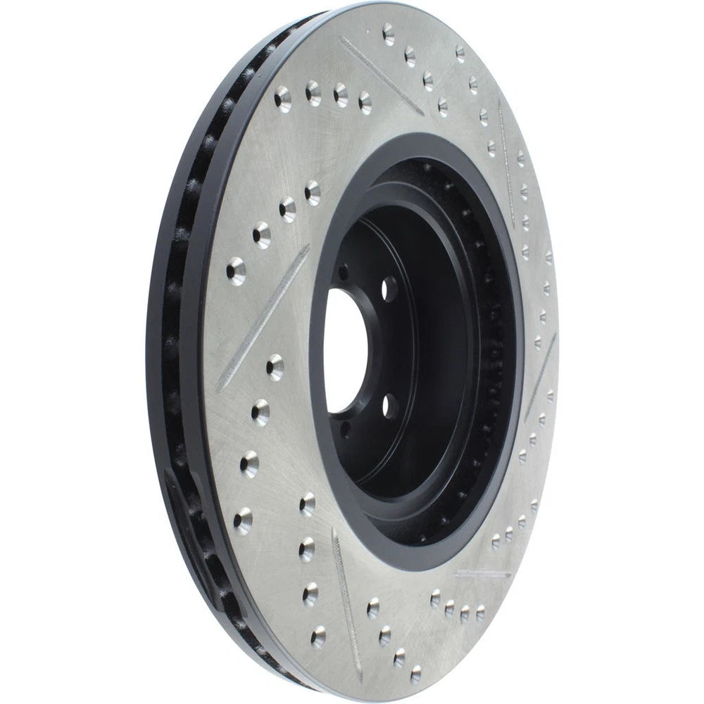 StopTech 127.47021R Front Right Drilled Brake Rotor for 2009-18 Subaru Forester