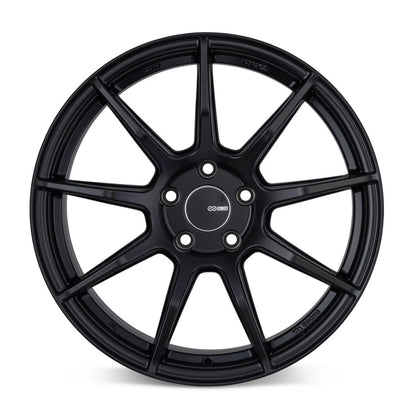 Enkei TS9 Black Paint | 17x8" +45mm | 5x114.3mm Wheel