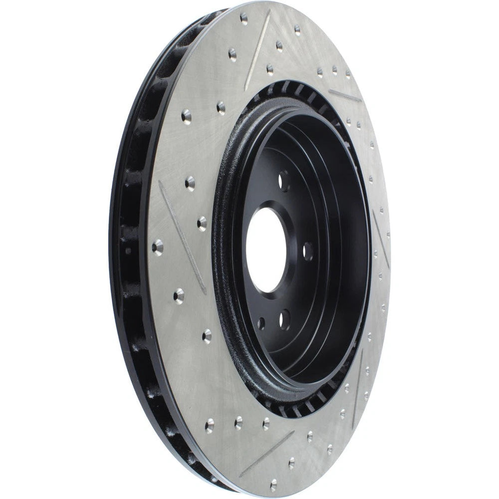 StopTech 127.62119L Rear Left Drilled Brake Rotor for 2009-19 CTS / 10-20 Camaro