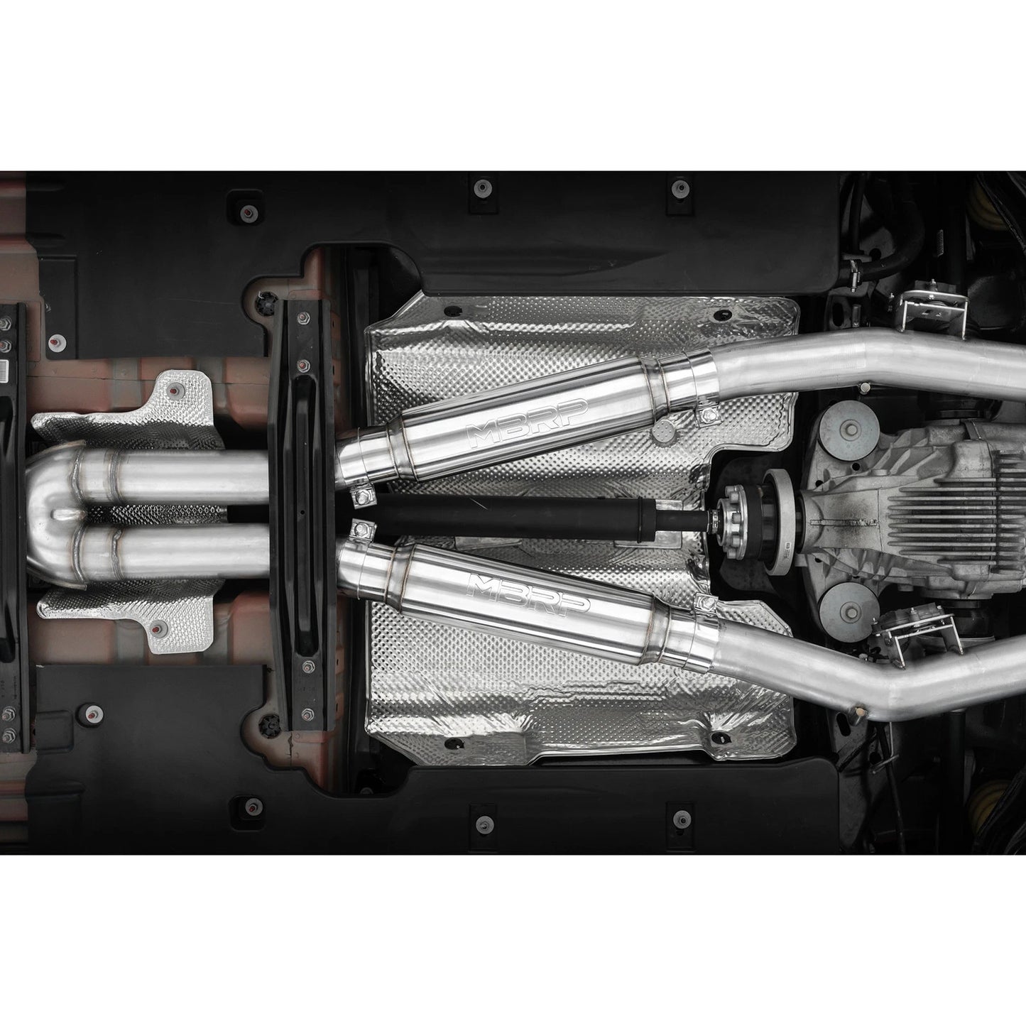 MBRP 3in Dual Rear SS Cat-Back Exhaust w/ Carbon Tips Dodge Charger 17-21 (S71173CF)
