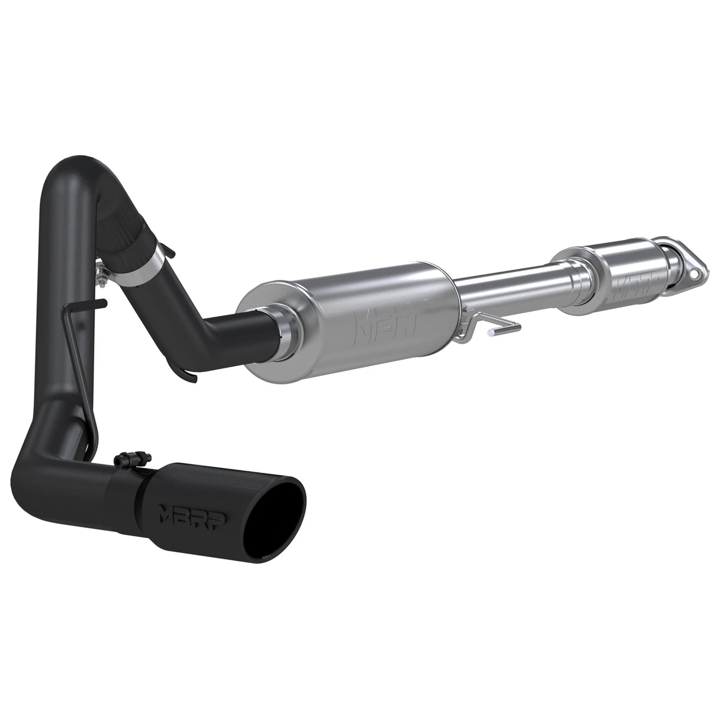 MBRP 3in Cat-Back Single Side Exit Black Exhaust System | Ford F-150 5.0L (15-20) (S5256BLK)