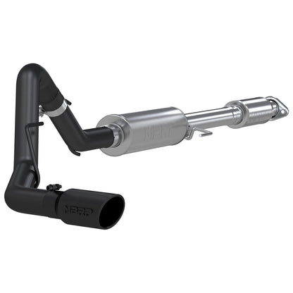 MBRP 3in Cat-Back Single Side Exit Black Exhaust System | Ford F-150 5.0L (15-20) (S5256BLK)