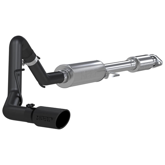 MBRP 3in Cat-Back Single Side Exit Black Exhaust System | Ford F-150 5.0L (15-20) (S5256BLK)