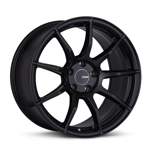 Enkei TS9 Black Paint | 17x8" +45mm | 5x114.3mm Wheel