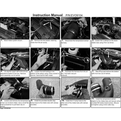 Injen Evolution Oiled Intake | Ford F-150 / Mustang / Expedition / Lincoln Navigator / F-150 Lightning (15-20/21-26/22-26)