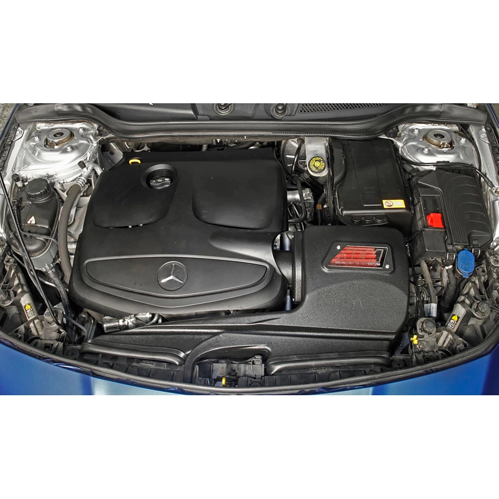 AEM 13-15 Mercedes CLA250 L4 2.5L Silver Cold Air Intake | Mercedes-Benz CLA250 (13-15) (21-781DS)