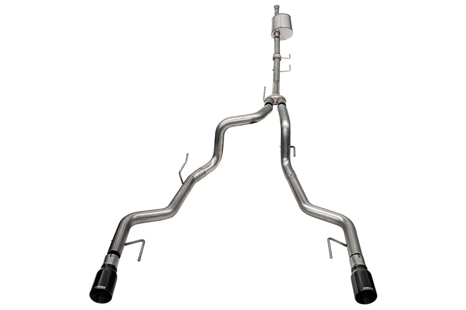 CORSA Sport / 3.0 in Cat-Back 4.0 in Single Tips | Ford F-150 Tremor (145.4 WB) (21185BLK)