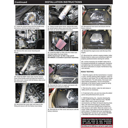 K&N Typhoon Intake | Lexus GS35 V6-3.5L (07-09) (69-8702TP)