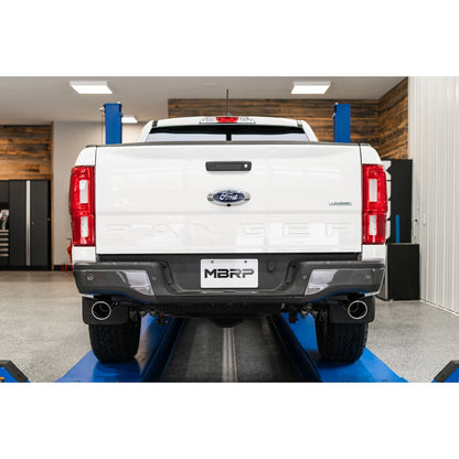 MBRP 3in Cat-Back Exhaust w/ 2.5in Dual Split D&S Tips | Ford Ranger 19-23 (S5223AL)