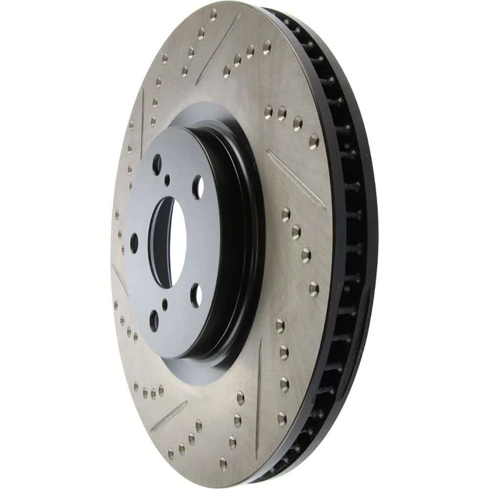 StopTech 127.44104R Front Right Drilled Slotted Disc Brake Rotor for 93-98 Supra