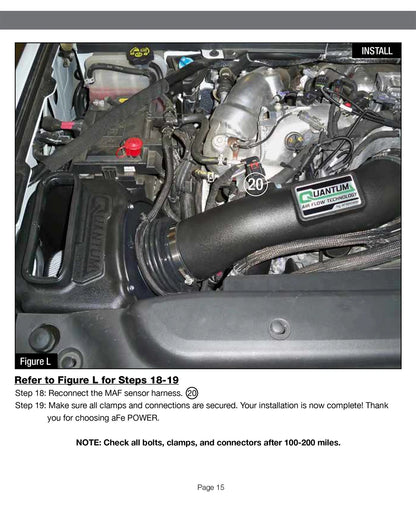 aFe Quantum Pro DRY S Cold Air Intake | GM/Chevy Duramax 6.6L V8 (17-18) (53-10007D)