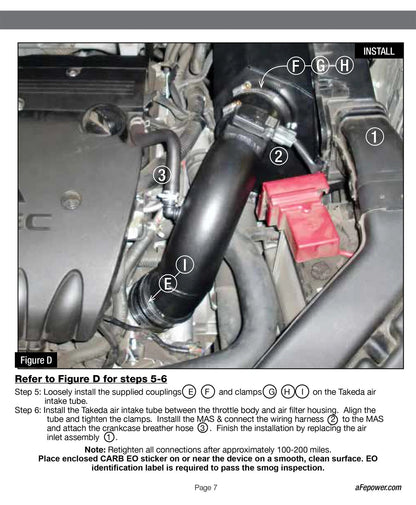 aFe Takeda Stage-2 Cold Air Intake | Mitsubishi Lancer GTS 2.4L (09-11) (TR-4203P)