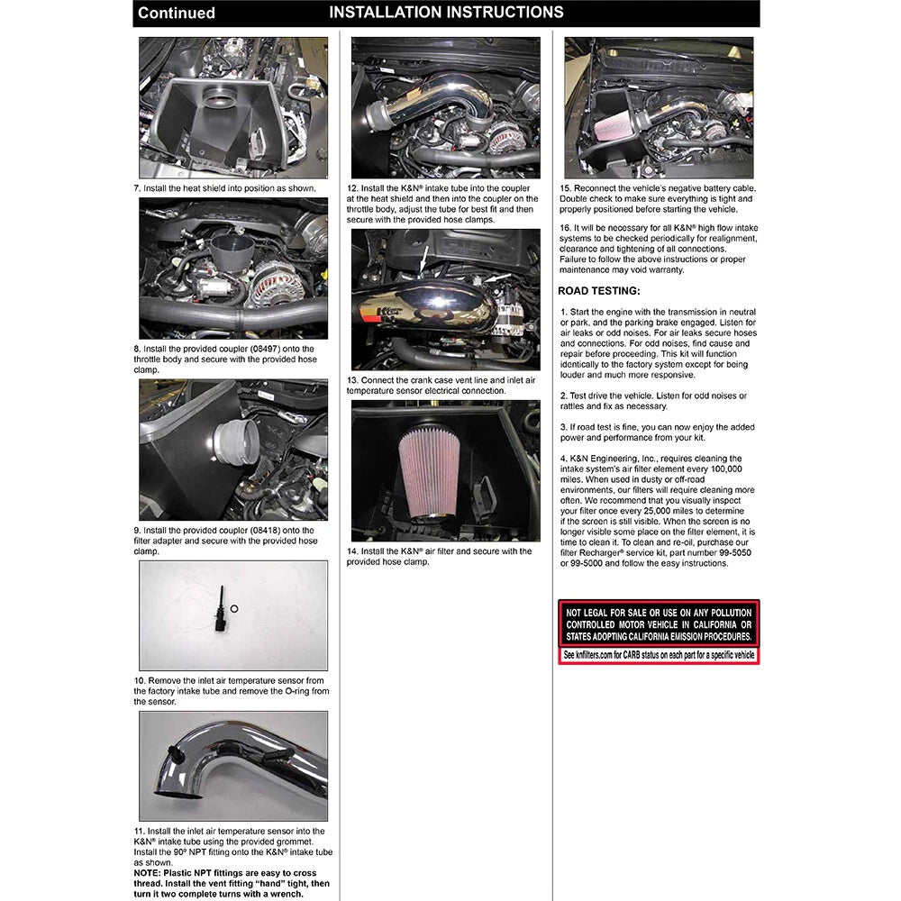 K&N High Flow Performance Kit | Dodge Ram 1500 (19) (77-1578KP)