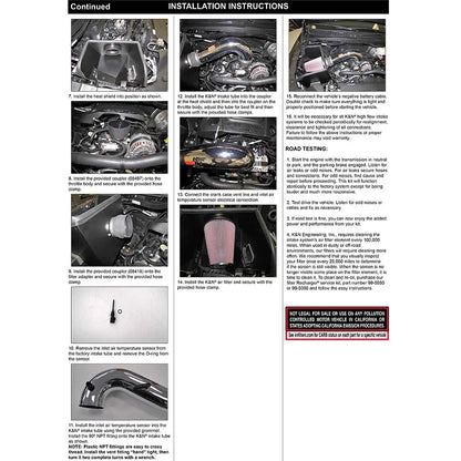K&N High Flow Performance Kit | Dodge Ram 1500 (19) (77-1578KP)