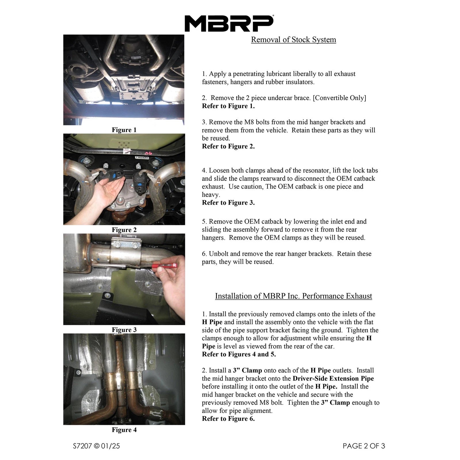 MBRP Installer Series 3" Cat-Back Exhaust System | 2018-2023 Ford Mustang GT (S7207AL)