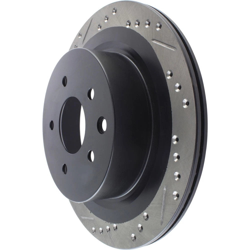 StopTech 127.42088R Rear Right Drilled Brake Rotor for 09-19 370Z / 09-18 Maxima