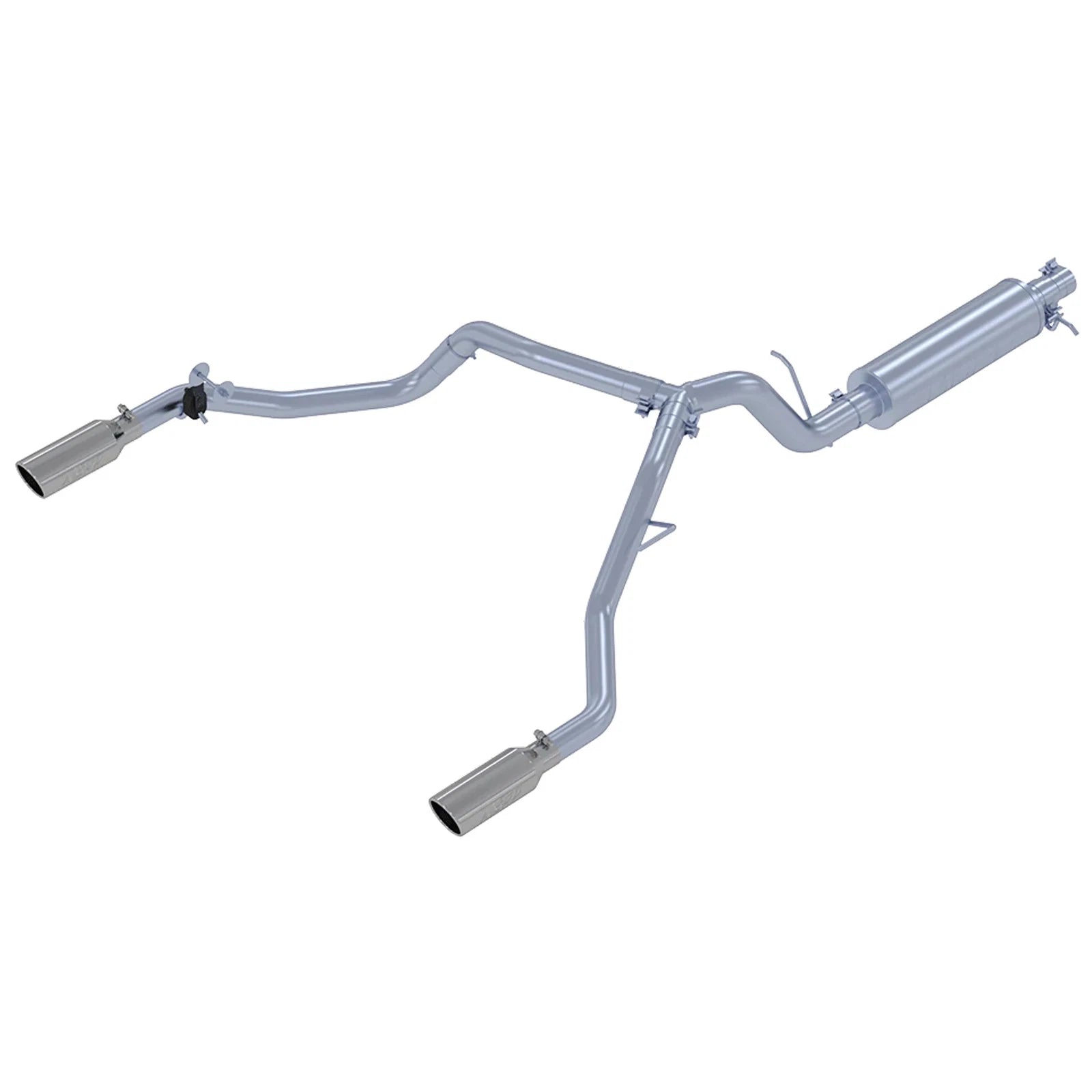 MBRP 3in Cat-Back Exhaust w/ 2.5in Dual Split D&S Tips | Ford Ranger 19-23 (S5223AL)