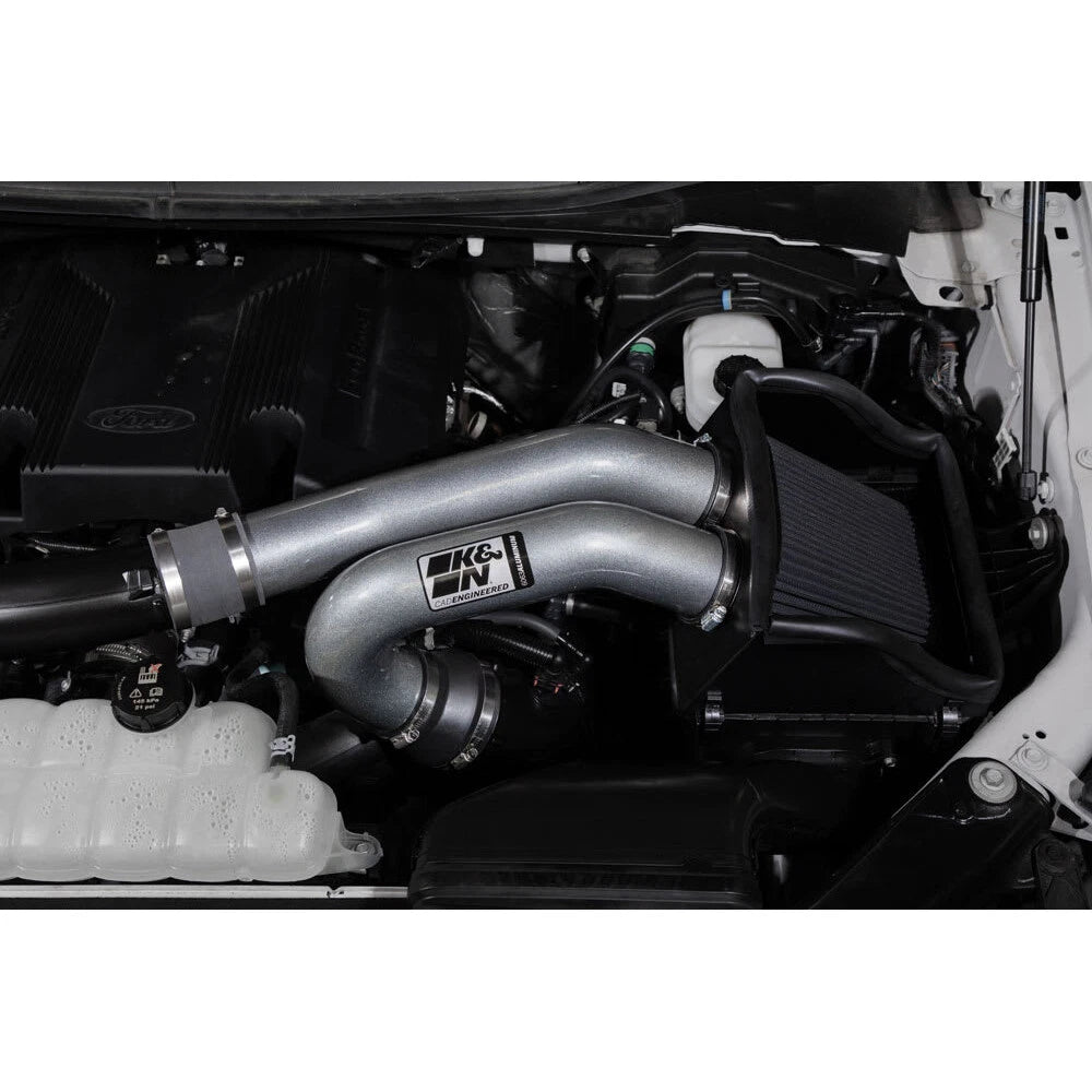 K&N Performance Air Intake System | Ford F-150 (Incl. Raptor) 2.7L/3.5L V6 (30-2617KC)