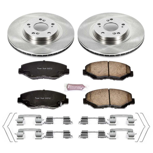 Power Stop Z17 Front Autospecialty Brake Kit | Acura ILX / Honda Civic Si / CR-V (KOE3055)