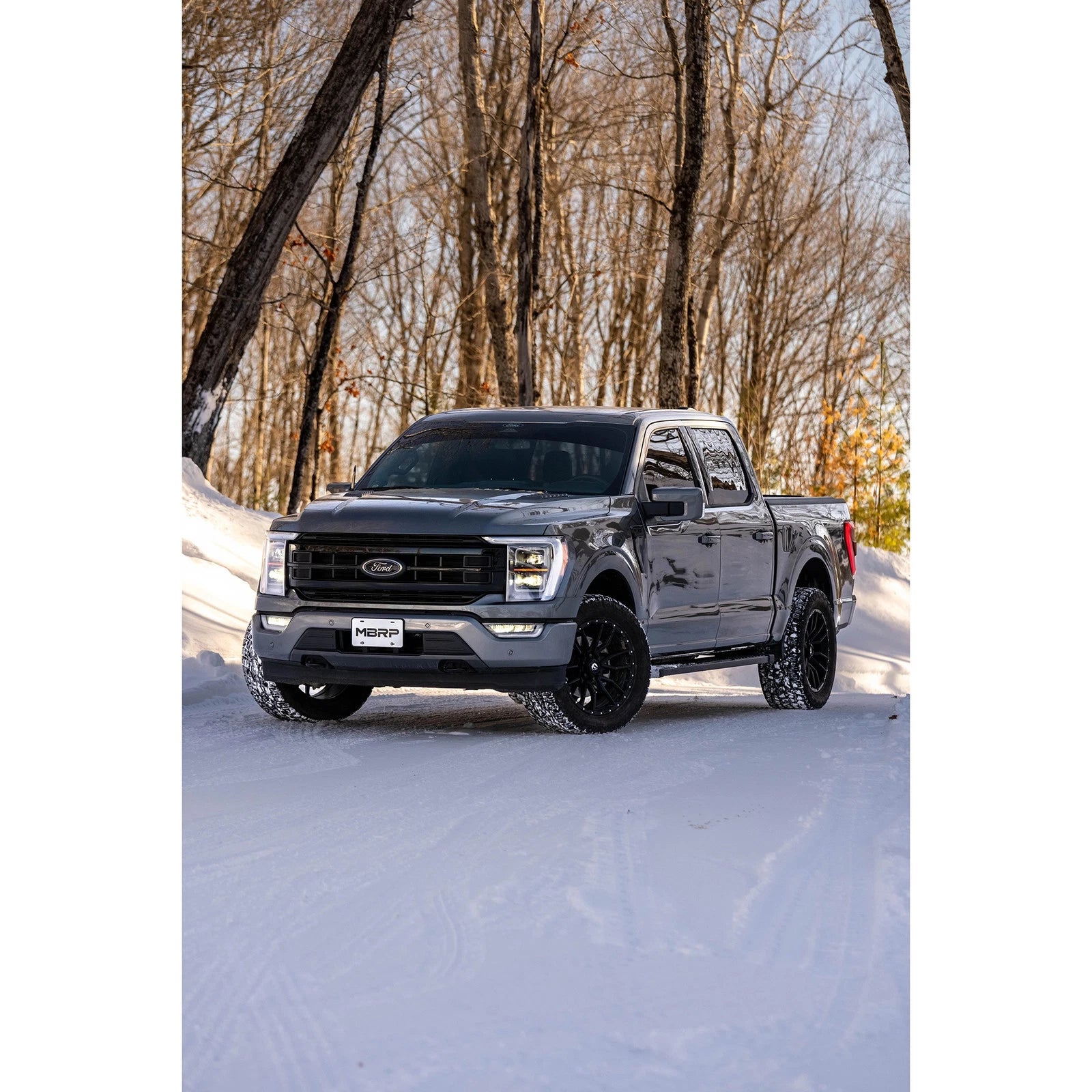 MBRP 5in OD Carbon Fiber Dual Rear Exit Cat Back Exhaust | Ford F150 (22-23) (S52683CF)