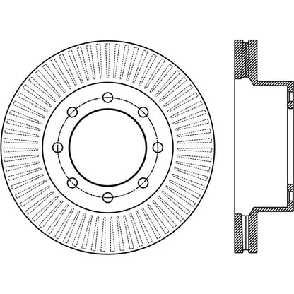 StopTech 126.65138SR Front Right Slotted Brake Disc Rotor for 12-20 F-250 F-350
