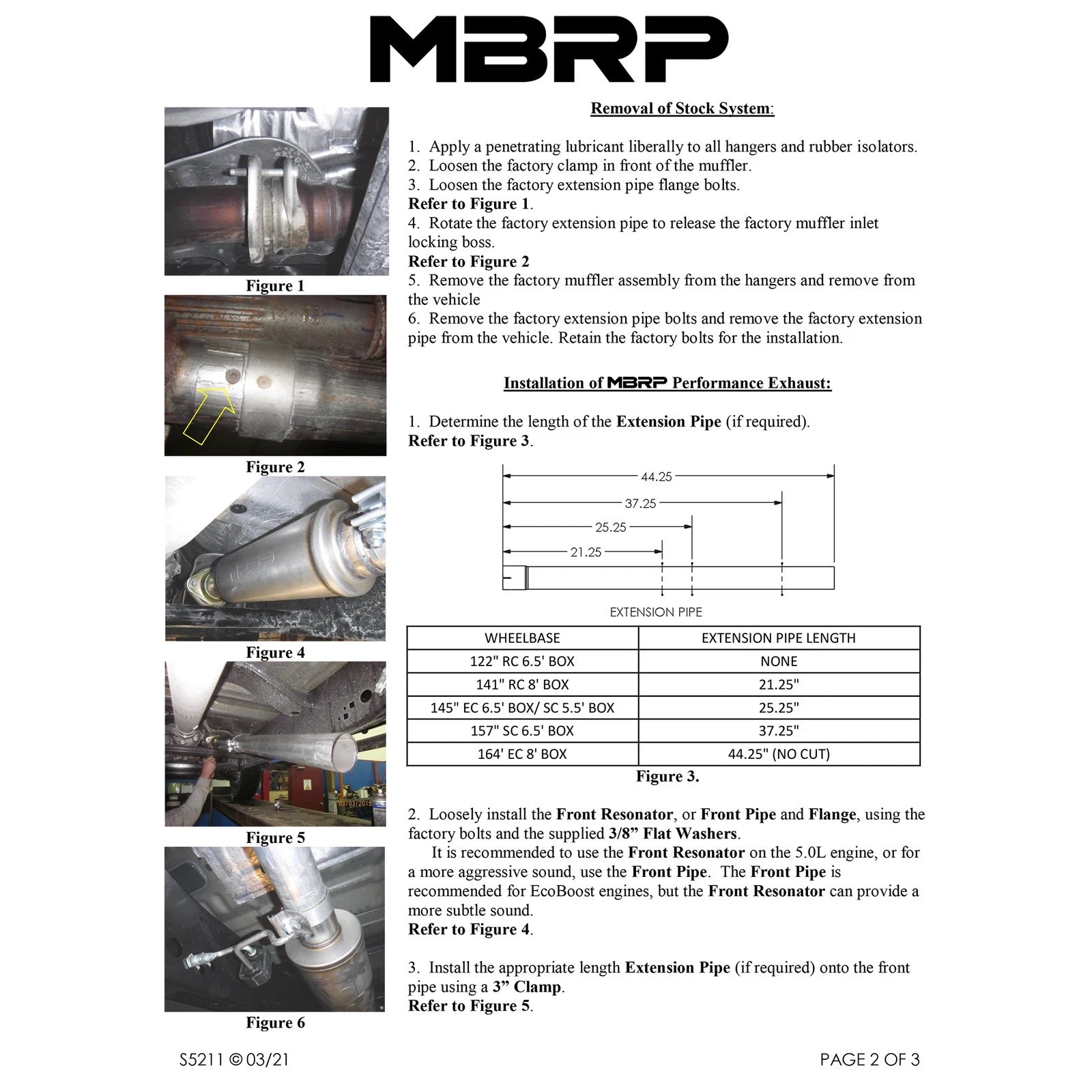 MBRP 3in T304 Single Side Catback Exhaust | Ford F-150 2021+ 2.7L/3.5L Ecoboost / 5.0L (S5211304)