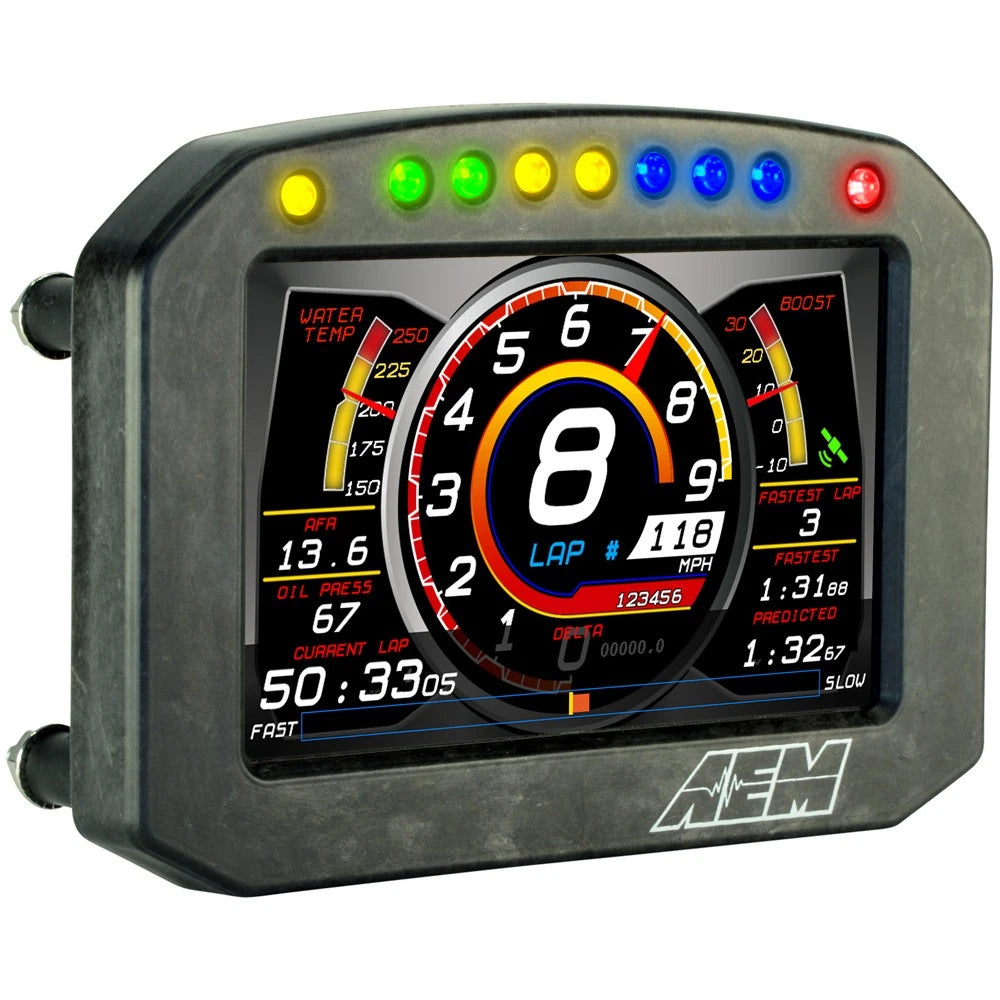 AEM CD-5 Carbon Flat Panel Digital Dash Display (30-560XF)