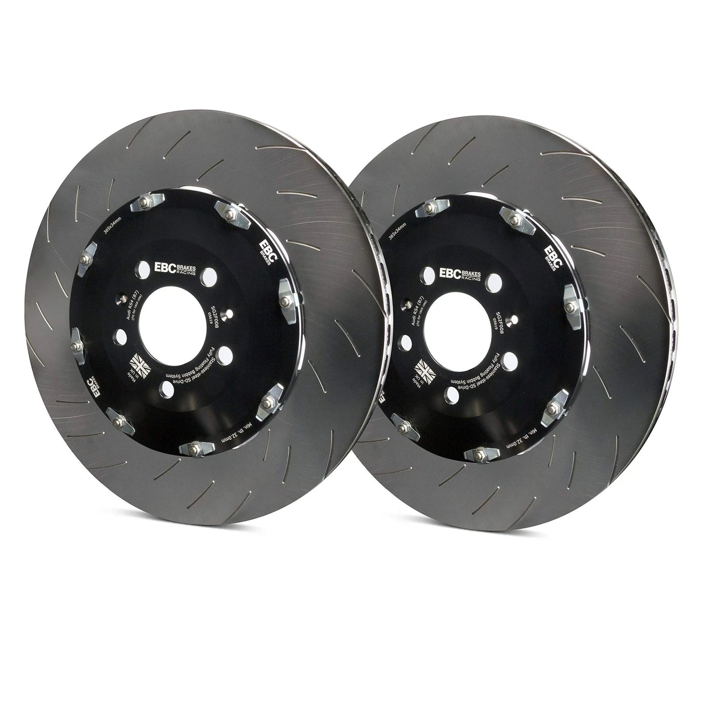 EBC Brakes SG2FC7597 2-Piece SG Front Brake Rotors For 11-21 Jeep Grand Cherokee