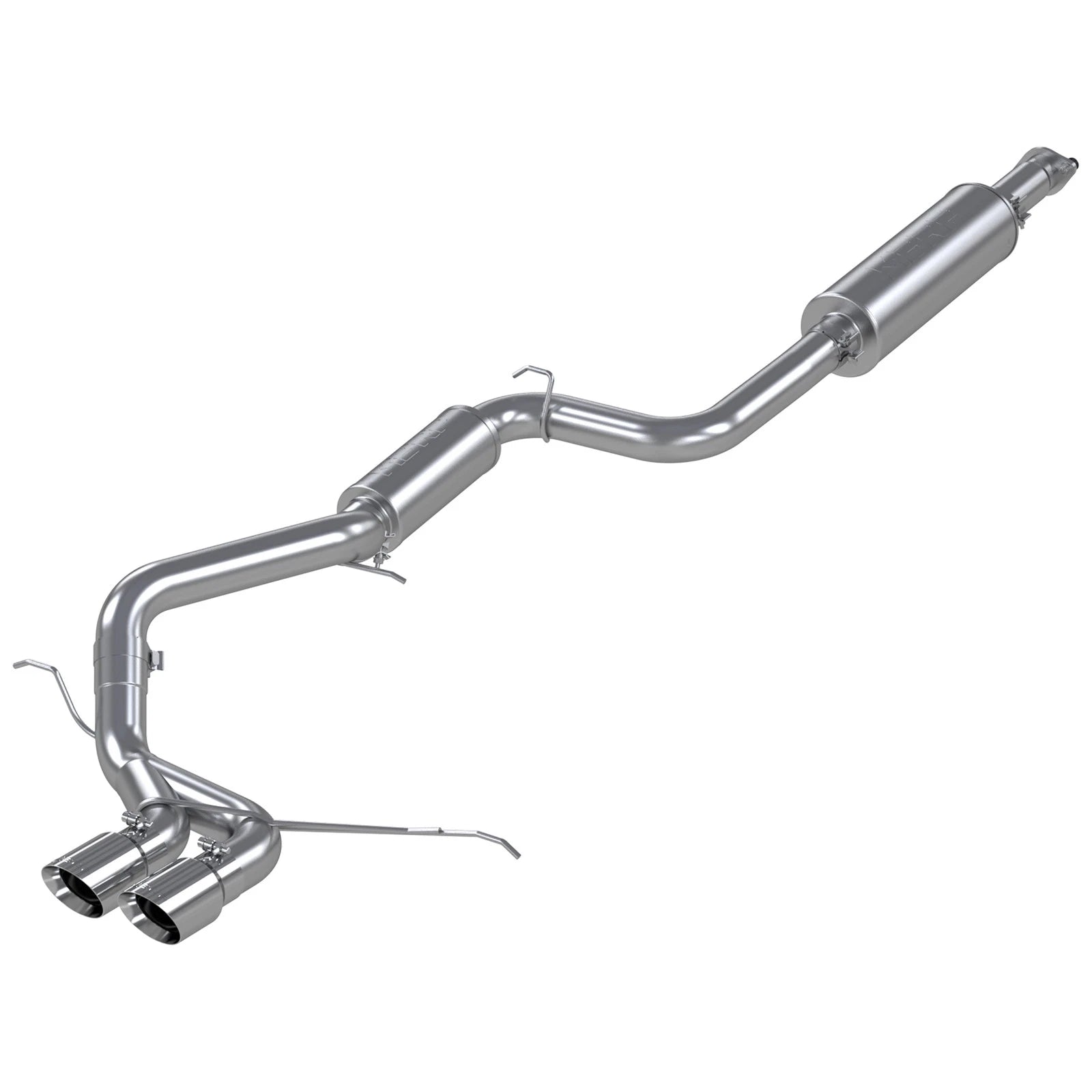 MBRP 3in T409 Dual Center Outlet Cat-Back Exhaust | Ford Focus ST 2.0L EcoBoost (13-14) (S4200409)