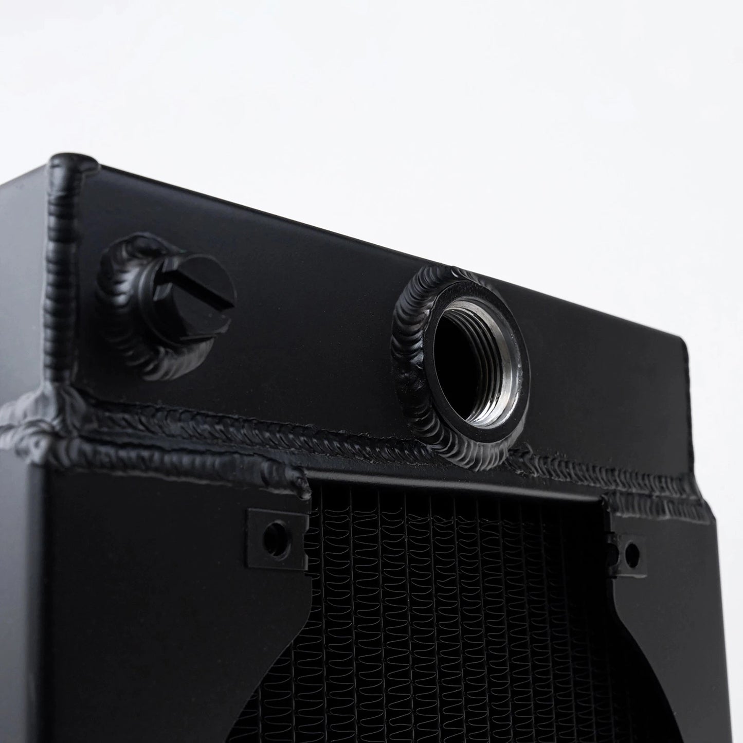 CSF Cooling Radiator KING COOLER | Drag Race Includes 9-inch SPAL Fan (black)