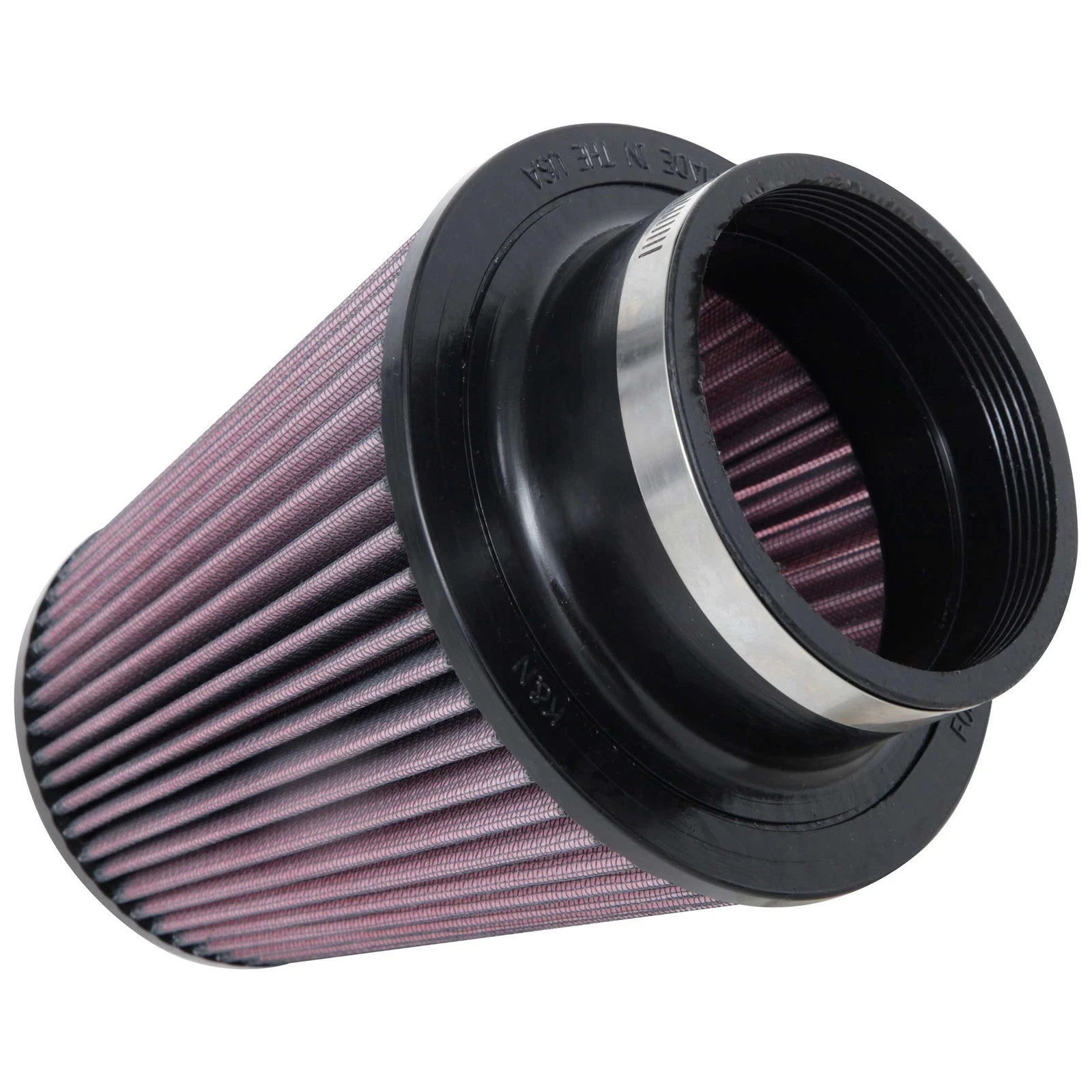 K&N RU-1032 Universal Round Tapered Performance Washable Air Filter for Intake