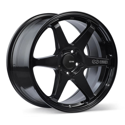 Enkei T6R Gloss Black | 18x8" +45mm | 5x100mm Wheel