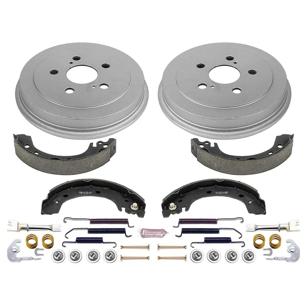 PowerStop Drum Kit | 2003–2008 Toyota Corolla (KOE15385DK)