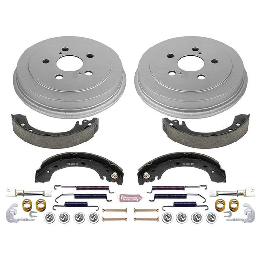 PowerStop Drum Kit | 2003–2008 Toyota Corolla (KOE15385DK)