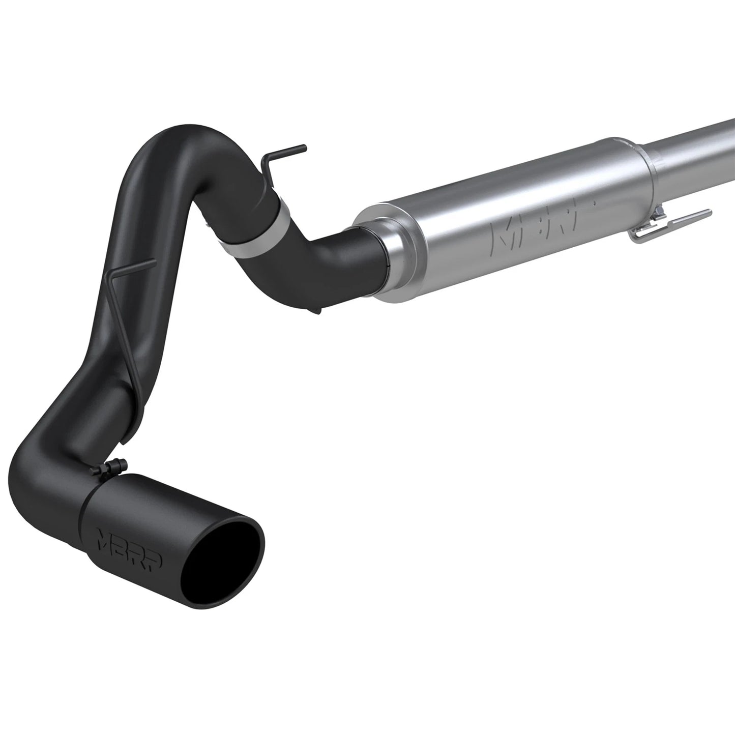 MBRP 4in Black-Coated AL Steel Cat-Back Exhaust Race Version | Ford F150 (21+) (S5209BLK)