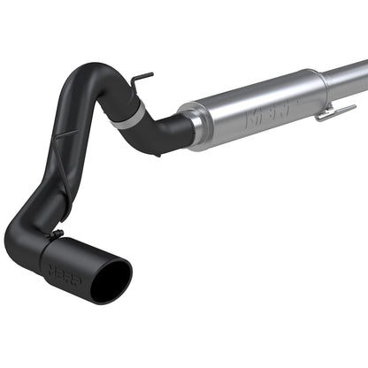 MBRP 4in Black-Coated AL Steel Cat-Back Exhaust Race Version | Ford F150 (21+) (S5209BLK)