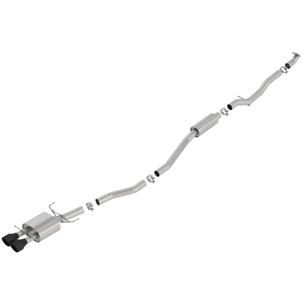 Borla Cat-Back Exhaust System - S-Type | 2017-2020 Honda Civic Si 1.5L Turbocharged (140803)