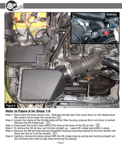 aFe Momentum GT Pro GUARD 7 Cold Air Intake System | Jeep Wrangler (07-11) (JK) V6-3.8L (75-76203)