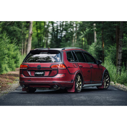 MBRP 3in Cat-Back 2.5in Dual Split Exit | VW Golf Alltrack/ SportWagen (17-19) (S46183CF)