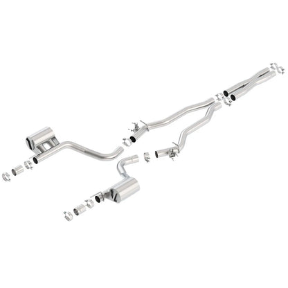 Borla Cat-Back Exhaust System - ATAK | 2015-2020 Dodge Challenger 6.2L (140648)