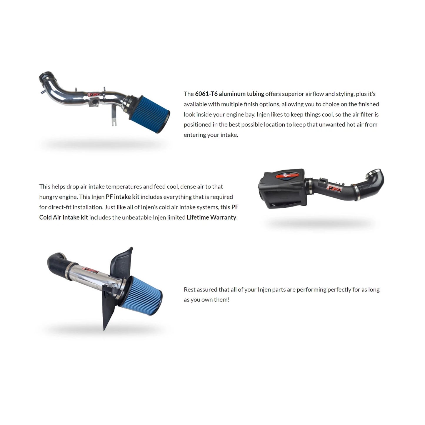 Injen Power-Flow Air Intake System | Toyota Tacoma (24-25) 2.4L Turbo (PF2013RG)