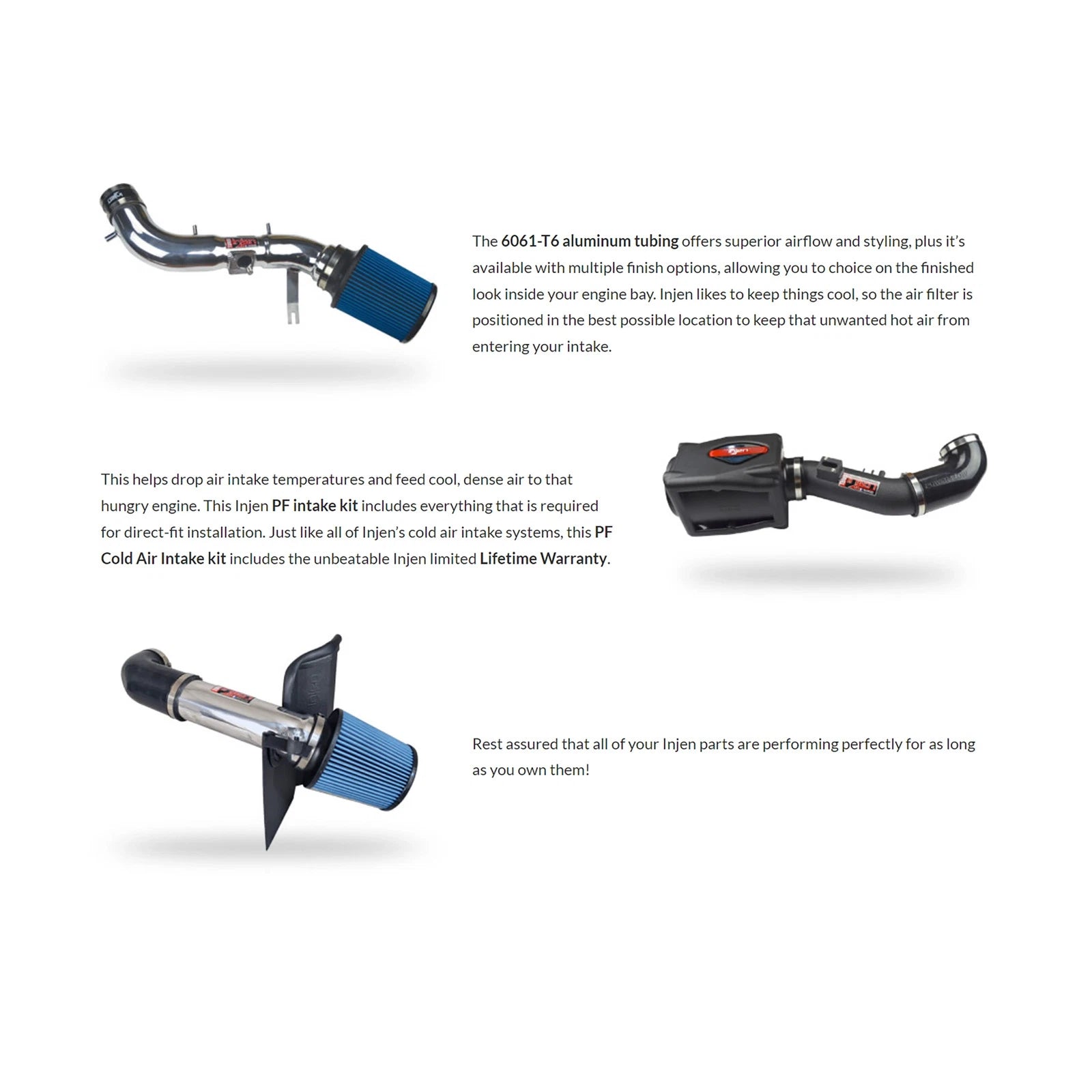 Injen Power-Flow Air Intake System | Toyota Tacoma (24-25) 2.4L Turbo (PF2013RG)