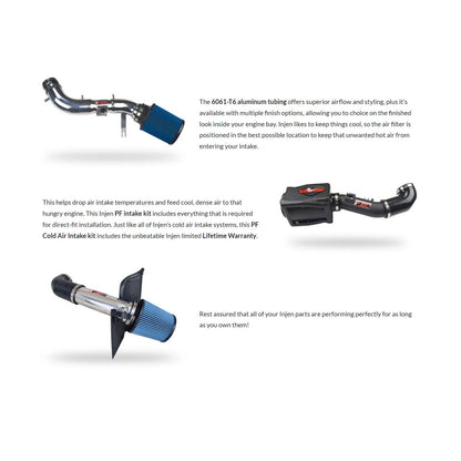 Injen Power-Flow Air Intake System | Toyota Tacoma (24-25) 2.4L Turbo (PF2013RG)