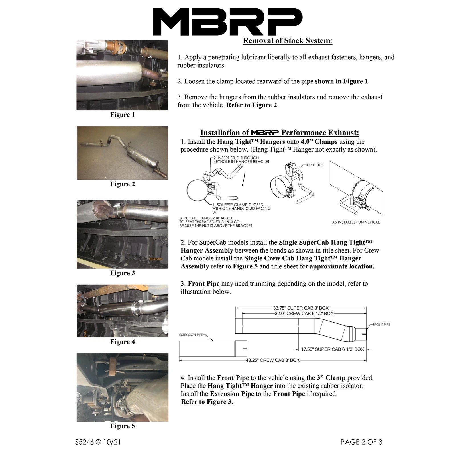 MBRP 4in Cat Back Single Side T409 | Ford F-250/350/450 11-16 (S5246409)