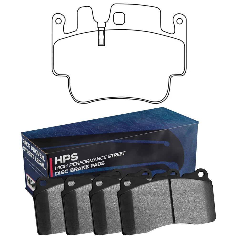HAWK HPS Brake Pad Sets | HB550F.634