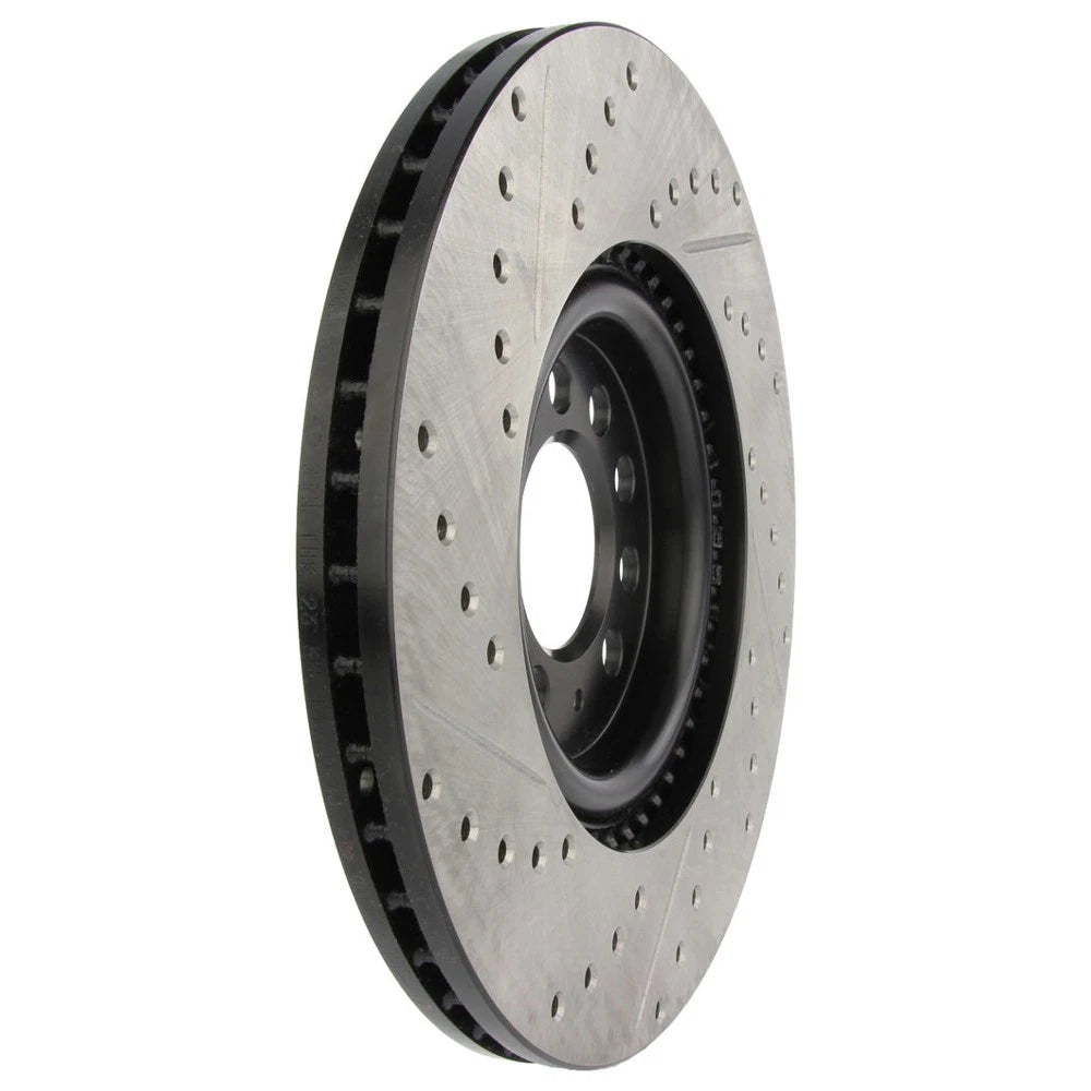 StopTech 127.33062L Front Left Drilled Brake Rotor for 00-03 S3 / 99-07 Audi TT