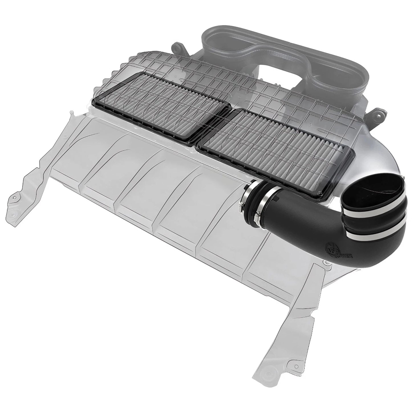 aFe Super Stock Induction System w/ Pro DRY S Filter | Ram 1500 TRX 6.2L (21-23) (55-10014D)