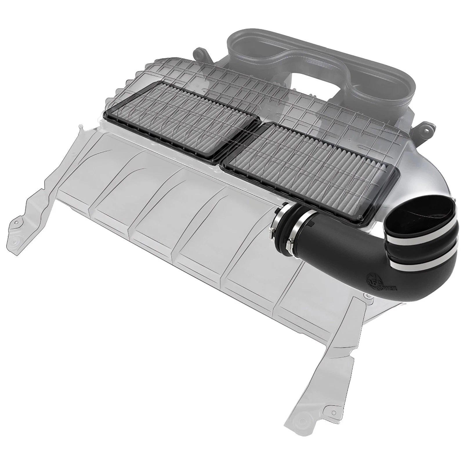 aFe Super Stock Induction System w/ Pro DRY S Filter | Ram 1500 TRX 6.2L (21-23) (55-10014D)